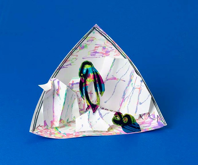 Penguin on the Ice Triarama | crayola.cn