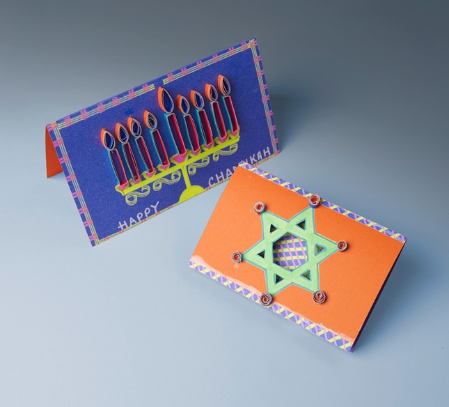 Chanukah Cards With Quilling | crayola.cn